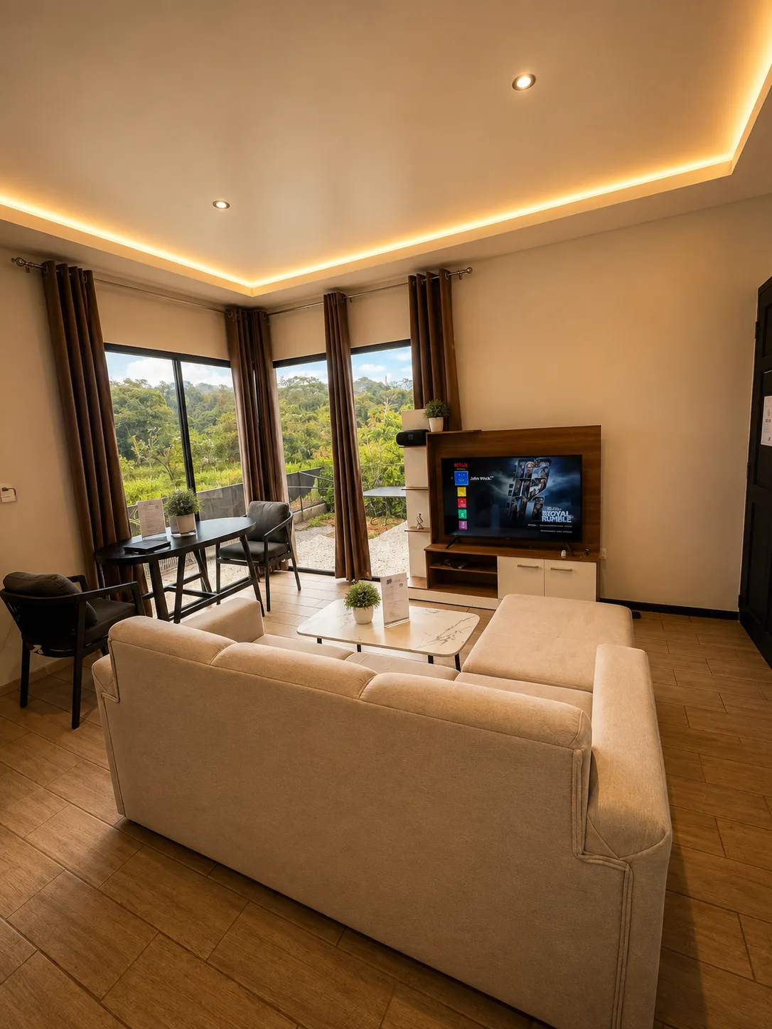Vista del interior de Horizonte Loft