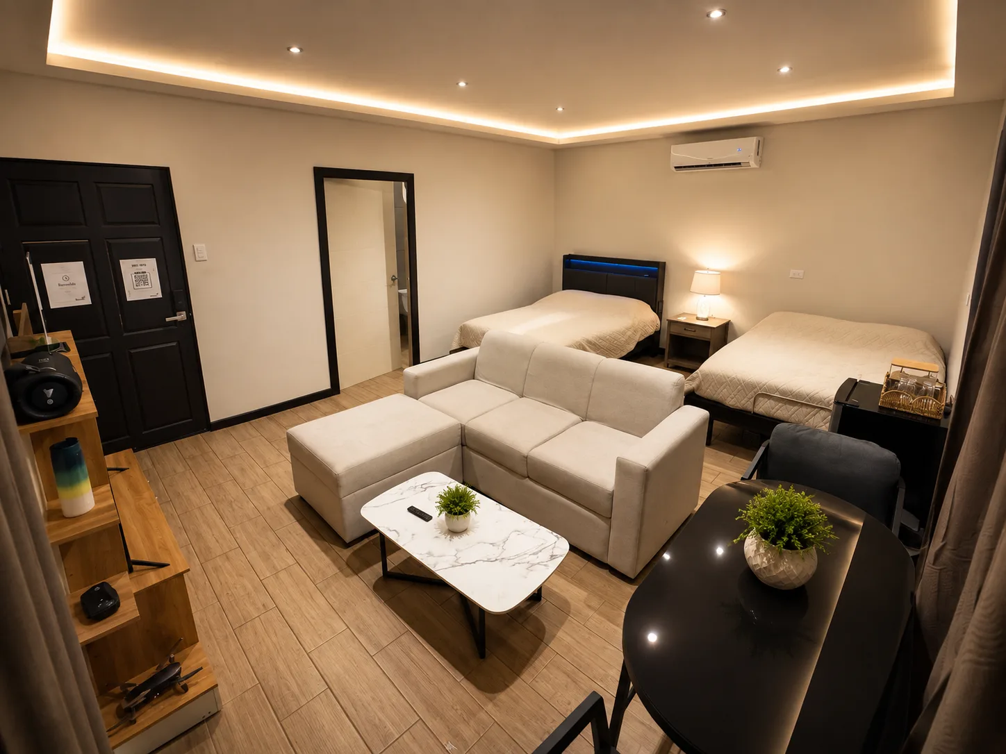 Interior amplio de Horizonte Loft